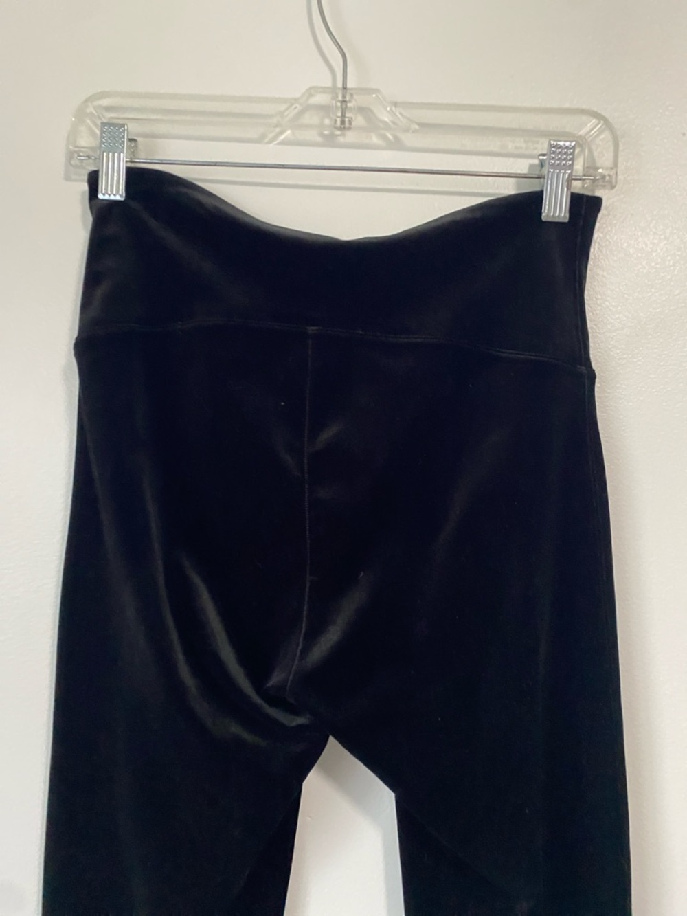 SPANX Very Black Classic High-Waist Velvet Leggings Large - Picture 6 of 12